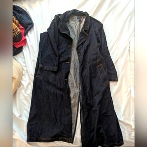 Vintage 80's Baccini Jean Duster